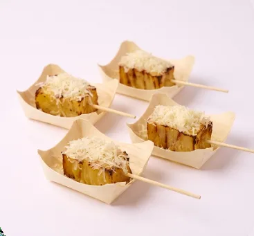 Cartofi gratinați cu bacon și parmezan