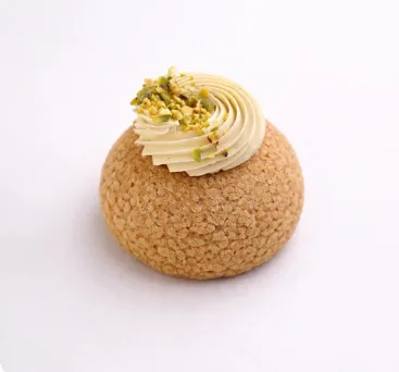Choux cu cremă de fistic
